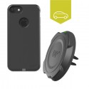 Chargeur induction voiture grille d'aération - Charge sans-fil iPhone 7