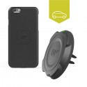 Chargeur induction voiture grille d'aération - Charge sans-fil iPhone 6/6S