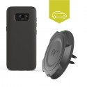 Chargeur induction voiture grille d'aération - Charge sans-fil Galaxy S8