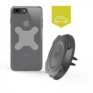 Chargeur induction voiture grille d'aération - Charge sans-fil iPhone 8 Plus